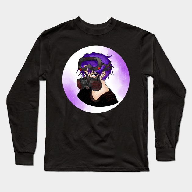 Lofi Purple Long Sleeve T-Shirt by Sonoyang